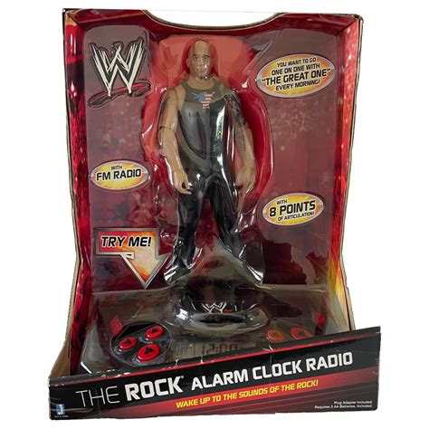 the rock alarm clock.